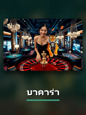 โต๊ะบาคาร่าในห้องคาสิโนของ MK8