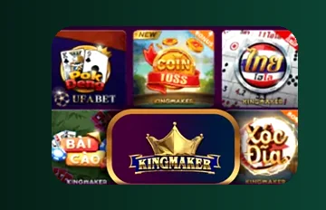 โลโก้ค่าย Kingmaker ในล็อบบี้ของ MK8